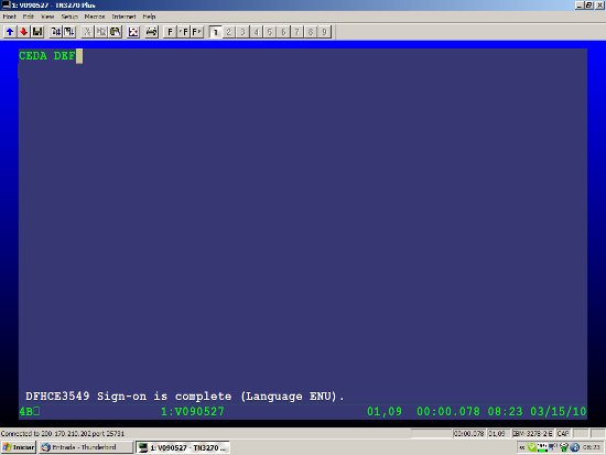 S02 - CEDA DB2ENTRY | T-REX 12 DB2/CICS DEMO